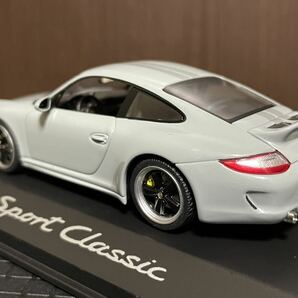 シュコー 1/43 ポルシェ 911 スポーツ クラシック Sport Classic ディーラー特注 ポルシェ銀箱 WAP 020 009 0Aの画像4