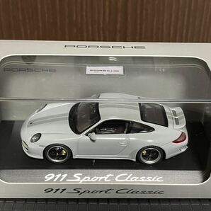 シュコー 1/43 ポルシェ 911 スポーツ クラシック Sport Classic ディーラー特注 ポルシェ銀箱 WAP 020 009 0Aの画像6