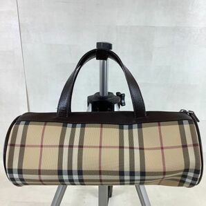 D3081. BURBERRY／バーバリー. パピヨン. ミニボストンバッグ. チェックの画像3