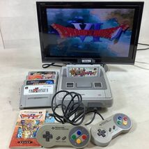 D3069【すぐ遊べる】SFC/スーパーファミコン本体 ソフトまとめ ■ドラゴンクエストⅥ ■ファイナルファンタジーⅥ ■スターフォックス 他_画像1