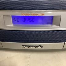 D4065【一部動作品】 Panasonic／パナソニック CD Wラジカセ RX-ED50 リモコン付き_画像5