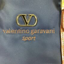 D4006 valentino garavani sport. ボストンバッグ. ネイビー系. ナイロン x レザー_画像7