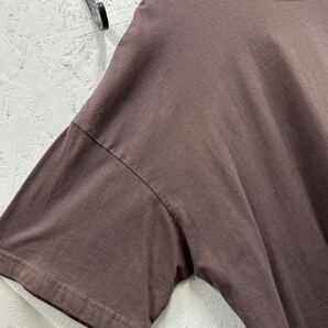 【美品】エ10☆MOUCHO TITICACA チチカカ 半袖カットソー size15 茶/ブラウン 綿100% Tシャツ ゆったりめ 大きいサイズ 刺繍 の画像5