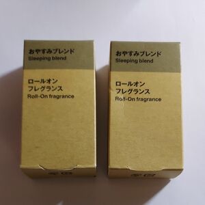 定価2580円！2本セット 無印良品 ロールオンフレグランス おやすみブレンド 6mL 44295250