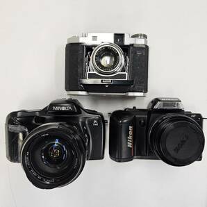 E051(10000)-622 カメラ・レンズまとめ 約10㎏ Canon キャノン OLYMPUS PENTAX ペンタックス Nikon ニコン 他 状態様々の画像2