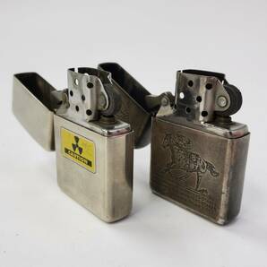 M5755(044)-517/TY6000 Zippo ２点まとめ ジッポライター CAUTION/Sakura Bakushin O サクラバクシンオー 喫煙グッズの画像7