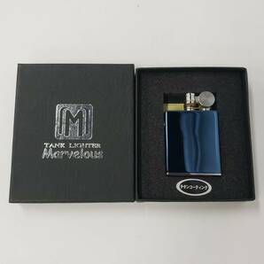 M5033(051)-608/KH0 Marvelous TANK LIGHTER マーベラス タンクライター 喫煙グッズ ケース付きの画像10