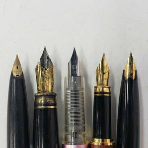 M052-568 万年筆 10点まとめ PARKER パーカー PLATINUM プラチナ PILOT パイロット 他 筆記用具 文具 の画像8