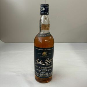 B5183(041)-175/MS8000　【千葉】酒　John Begg　OLD SCOTCH WHISKY　ESTD.1845　ジョンベッグ　スコッチウイスキー　43%　760ml