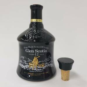 M2625(044)-553/TH13000 酒 Glen Scotia 12年 Fine Malt Scotch Whisky グレンスコシア ウイスキー特級 43％ 750ml 替え栓付きの画像1