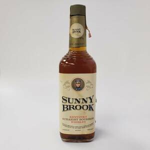 M2625(044)-561/TH6000　酒　SUNNY BROOK ６年 KENTUCKY STRAIGHT BOURBON WHISKY　サニーブルック　バーボン　40％　760ml