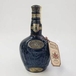 M2216(044)-564/TK4000　酒　ROYAL SALUTE 21年 SCOTCH WHISKY　ロイヤルサルート　スコッチ　ウイスキー　40％　700ml