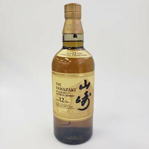 M13810(051)-526/MM22000【千葉県内のみ発送】酒　山崎 12年 THE YAMAZAKI SINGLE MALT JAPANESE WHISKY 100周年記念 43％ 700ml