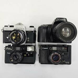 E051(10000)-621 カメラ・レンズまとめ 約10㎏ Canon キャノン OLYMPUS PENTAX ペンタックス Nikon ニコン 他 状態様々の画像2