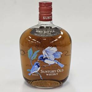 E35273(051)-641/YK4000 【千葉県内のみ発送】酒 SUNTORY OLD WHISKY サントリーオールドウイスキー BIRD BOTTLE おおるり 43％ 700mlの画像1