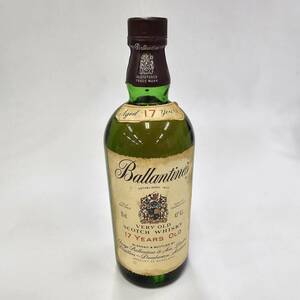 E39219(051)-643/YS8000　酒　Ballantine`s 17年　バランタイン　SCOTCH WHISKY　スコッチウイスキー　43％　750ml
