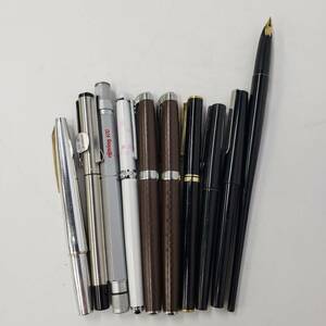 M052-517　万年筆　10点まとめ　PARKER　パーカー　PLATINUM　プラチナ　STYPEN　スタイペン　他　筆記用具　文具