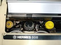 F804(044)-709/SK0　ヘルメス タイプライター HERMES808 電動 スイス製　カバー付き_画像4