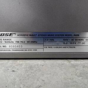 H29314(052)-806/YK3000 BOSE ボーズ ACOUSTIC WAVE MUSIC SYSTEM MODEL AWMの画像9