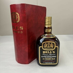 B26260(041)-149/HK3000【千葉】酒　BELL'S　Royal Reserve　20 YEARS OLD　ベルズ 20年　SCOTCH WHISKY　ウイスキー　43％750ml　箱付き