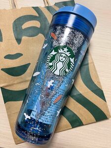 ウォーターインタンブラーシーサイド473ml スタバ　新作　サマー タンブラー STARBUCKS スターバックス