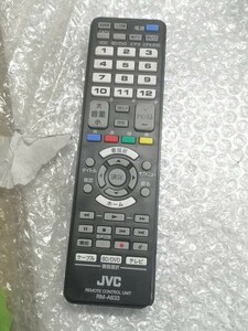 JVC RM-A633 テレビ用リモコン 中古