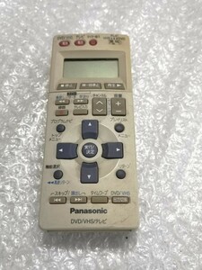 Panasonic EUR7906KC0 DVD/VHS/テレビ用リモコン ジャンク