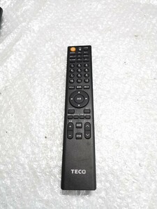 TECO 型番不明 テレビ用リモコン 中古