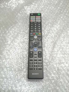 美品 SONY RMF-TX421J テレビ用リモコン 中古 クリック