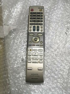 SHARP GA616PA テレビ/レコーダー用リモコン 中古 レタパ