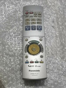 Panasonic EUR7655Y30 DVD/テレビ用リモコン 中古 レタパ