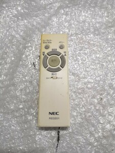 NEC RE0201 照明用リモコン 中古 クリック