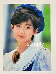  Okada Yukiko L stamp photograph idol 812
