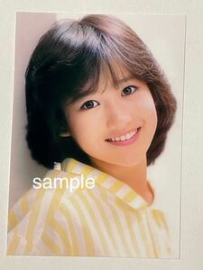  Okada Yukiko L stamp photograph idol 850