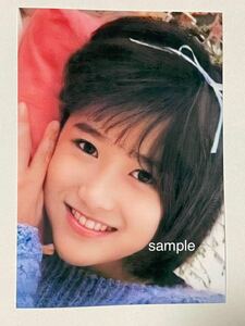  Okada Yukiko L stamp photograph idol 915