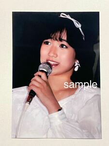  Okada Yukiko L stamp photograph idol 1010