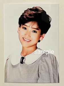  Okada Yukiko L stamp photograph idol 1051