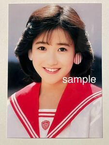  Okada Yukiko L stamp photograph idol 1056