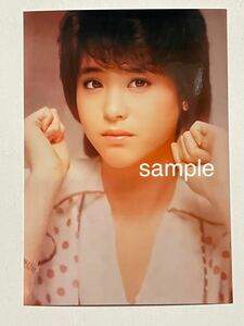  Matsuda Seiko L stamp photograph idol *8905
