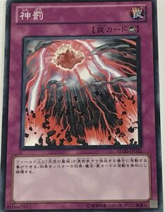 遊戯王 ジャンク ノーマル 罠 1枚 神罰 SD20