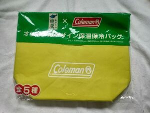 Coleman 保温保冷バック イエロー 綾鷹 コールマン 保冷バッグ オリジナルデザイン