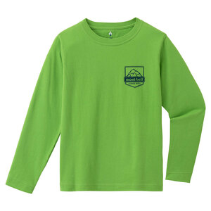  Mont Bell mont-bell 2104763ko ton long sleeve T Kid'spi- black go green 150 size new goods 