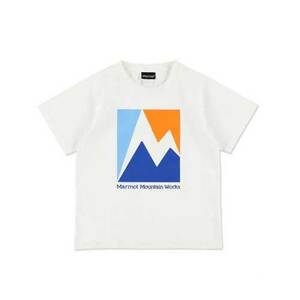 Marmot Marmot TSSKC403 K's Crack-T Kids graphic T-shirt white 120 size new goods 