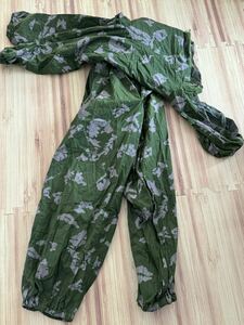 旧ソ連軍KLMK迷彩つなぎ服（サイズ２）フェイスマスク付き、実物、未使用品