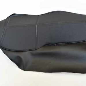 シート表皮 Z1000R S1 シート 立体縫製 表皮 生地 カバー 黒 seat leather cover dimple black 3Dの画像1