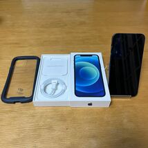 【iPhone 12 128GB ブルー ジャンク品 simフリー 箱・充電器有】_画像1