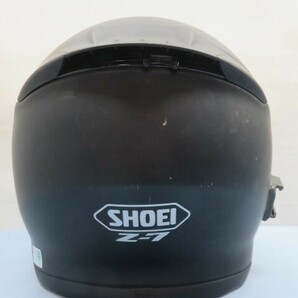 Lサイズ/59.0㎝★SHOEI Z-7 フルフェイスヘルメット マットブラック ショーエイ バイク用品 USED 93607★！！の画像4