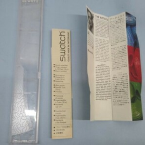 裏面スケルトン★Swatch AG1994 GG138 腕時計 MIRALDA クォーツ アナログ スウォッチ ケース/取扱説明書付き 電池交換済み 93723★！！の画像9