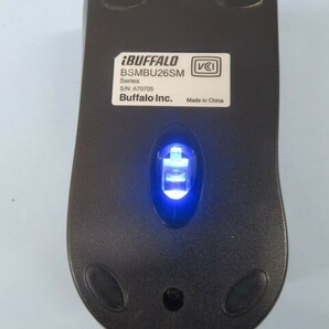 ◇BUFFALO BSMBU26SM 有線BlueLEDマウス 静音/3ボタン/Mサイズ レッド 動作品 USED 93807◇！！の画像4