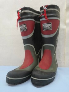 27.0EE.*oka Moto ALLiGator rain boots boots have gaiters USED 93850*!!